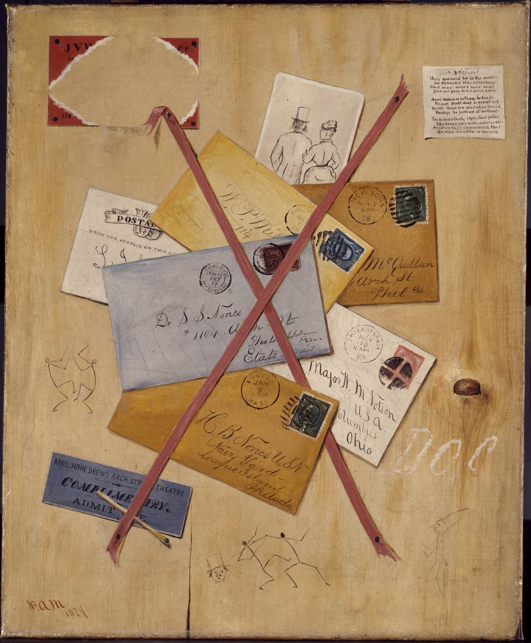 Quadro per Dr. Nones, 1879 da William A. Mitchell