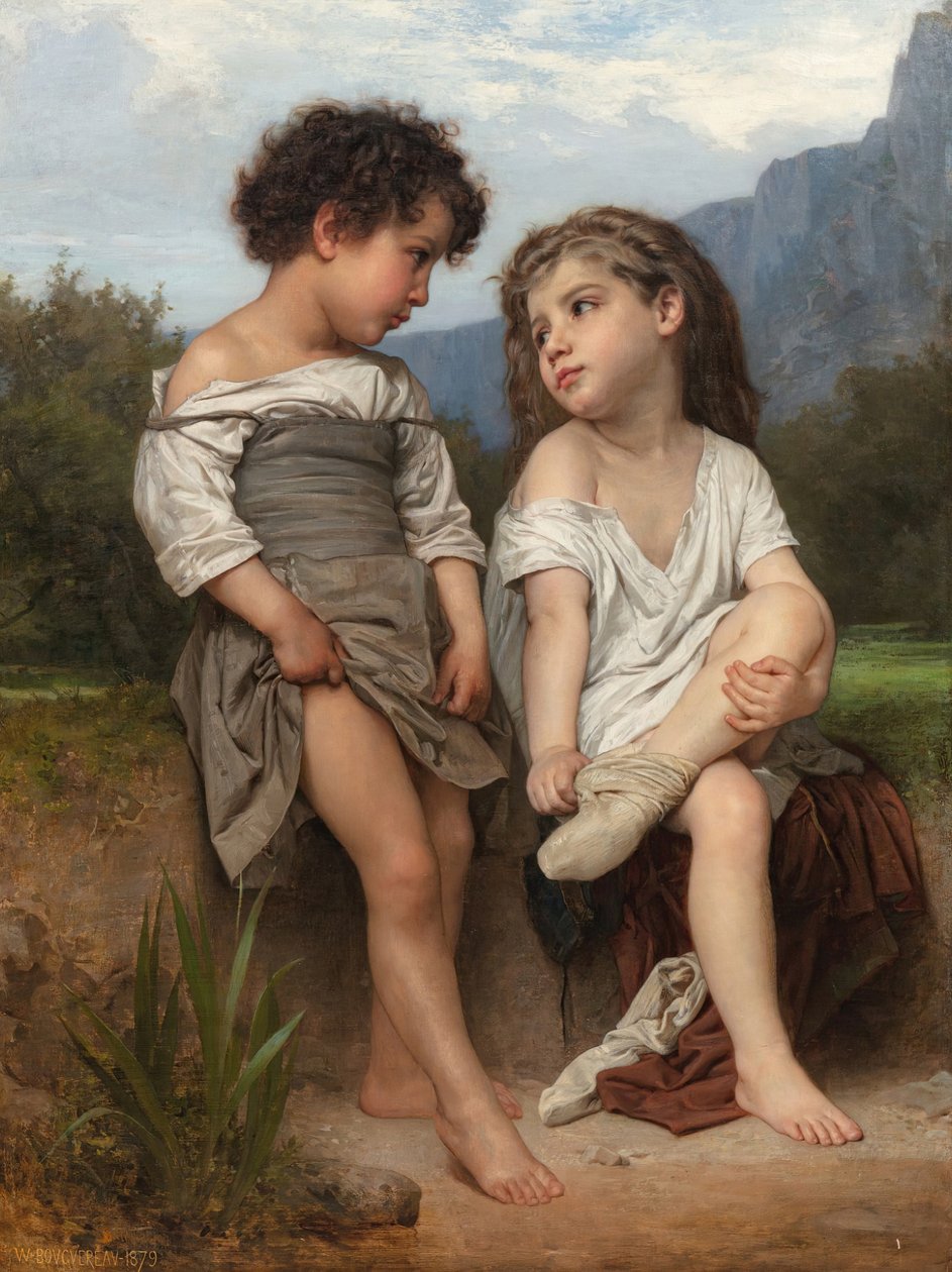 Al Bordo del Ruscello da William Adolphe Bouguereau