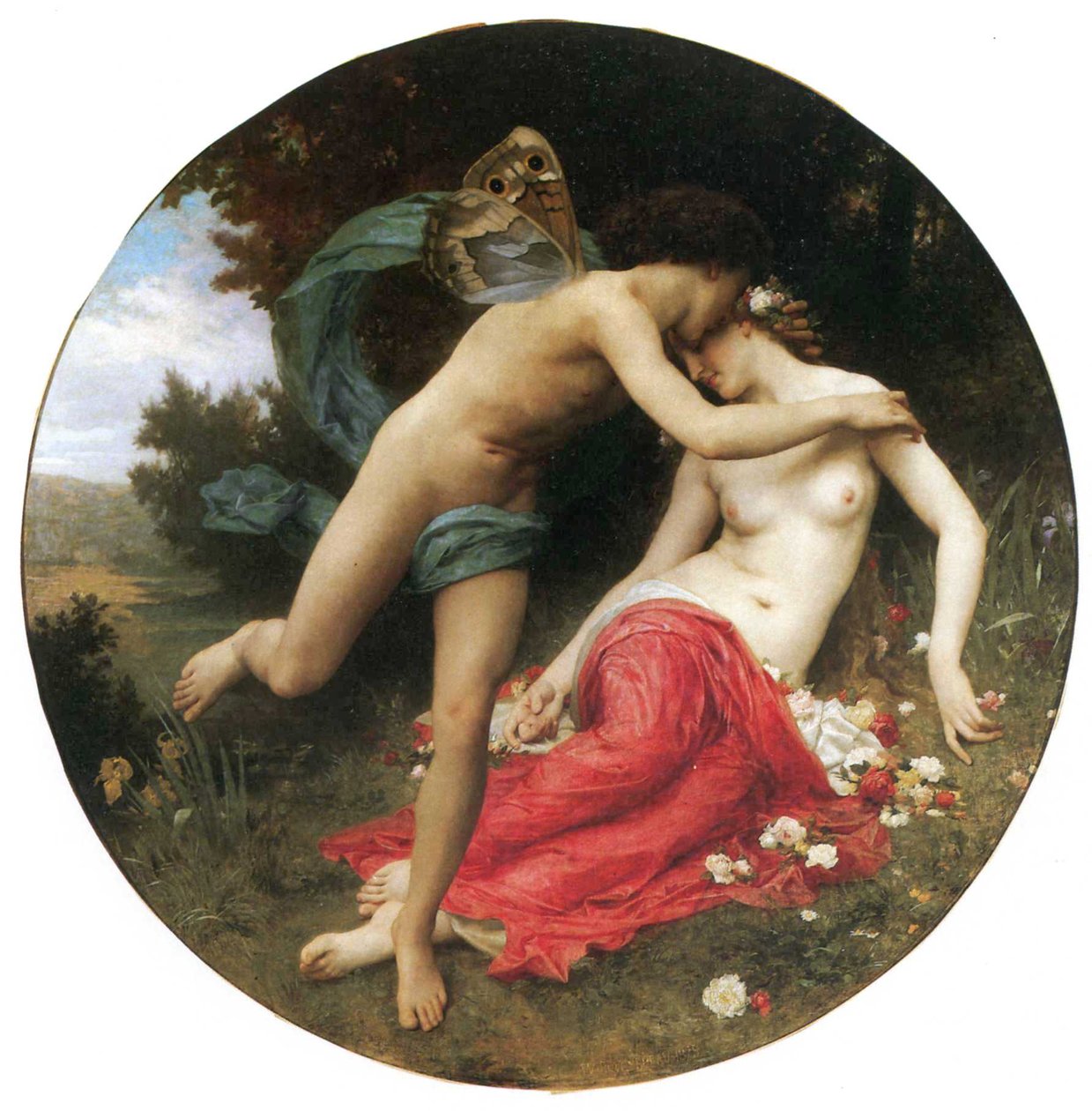 Flora e Zefiro da William Adolphe Bouguereau