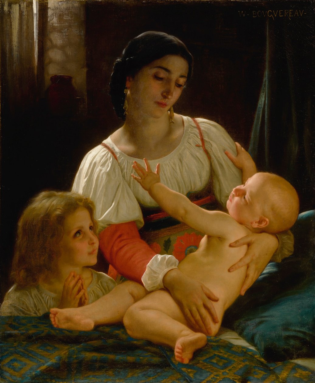 Le Réveil (Riduzione) da William Adolphe Bouguereau