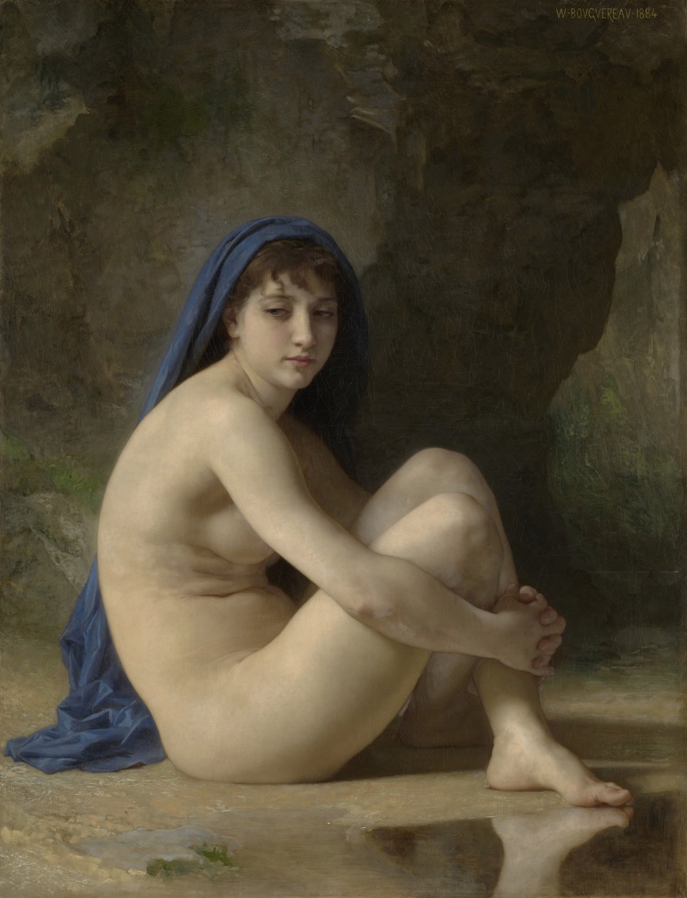 Nudo seduto da William Adolphe Bouguereau