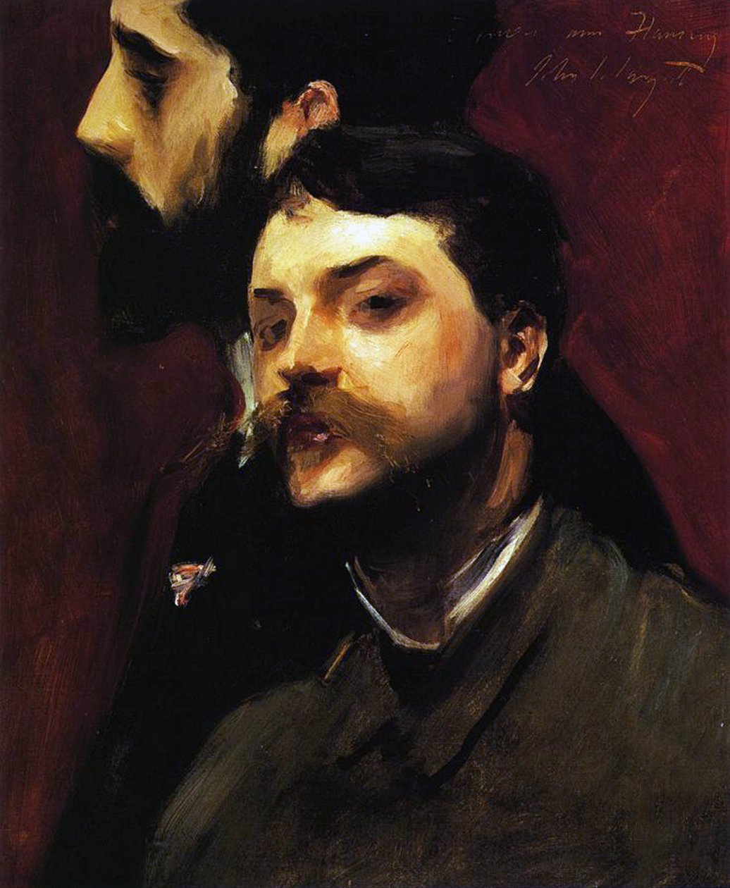 I pittori François Flameng e Paul Helleu, c.1880 da William Adolphe Bouguereau