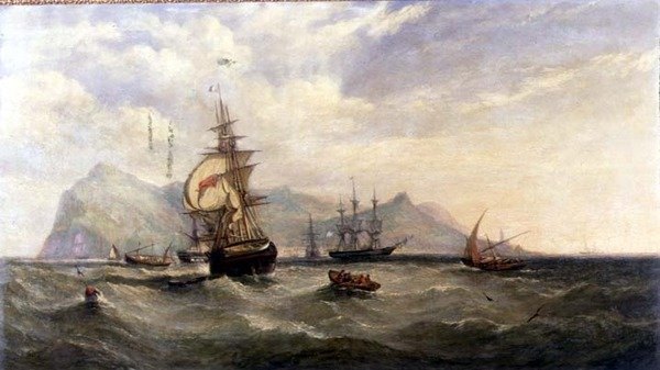 In Partenza - Entrando nelle Strade di Funchal, Madeira da William Adolphus Knell