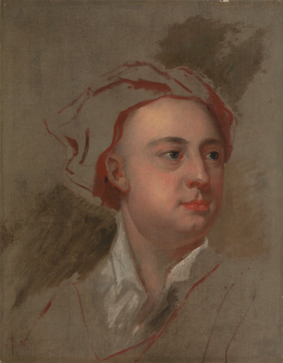 Studio incompiuto della testa di James Thomson da William Aikman