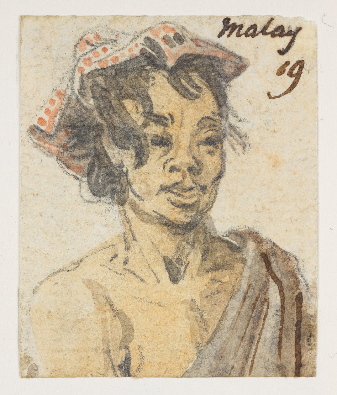 Malese, da un Album di 372 disegni di paesaggi, coste, costumi e vita quotidiana realizzati durante l