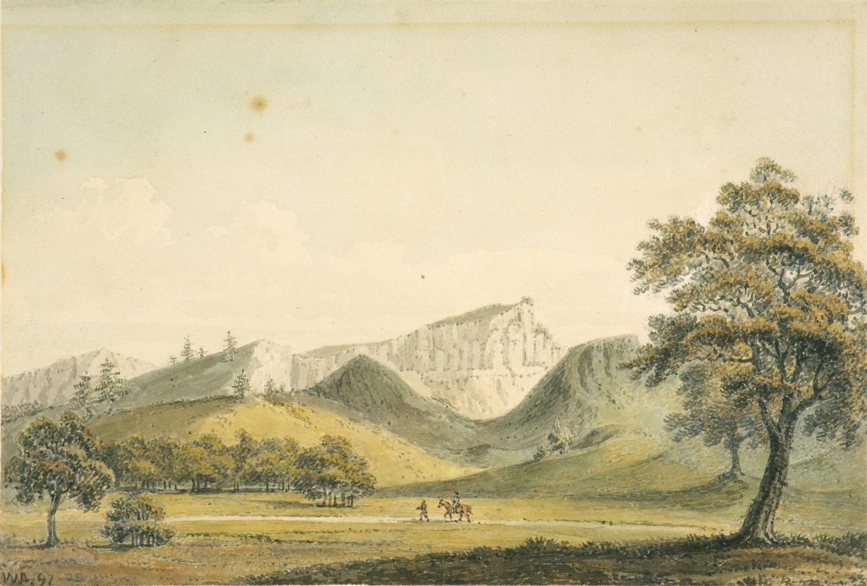 Una montagna notevole vicino al fiume di Monterrey da William Alexander