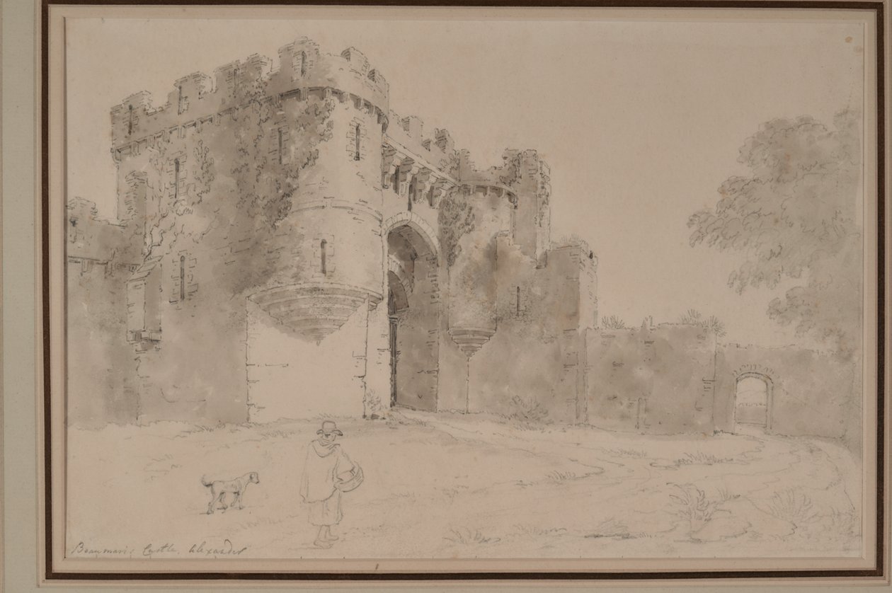 Castello di Beaumaris, Anglesey da William Alexander