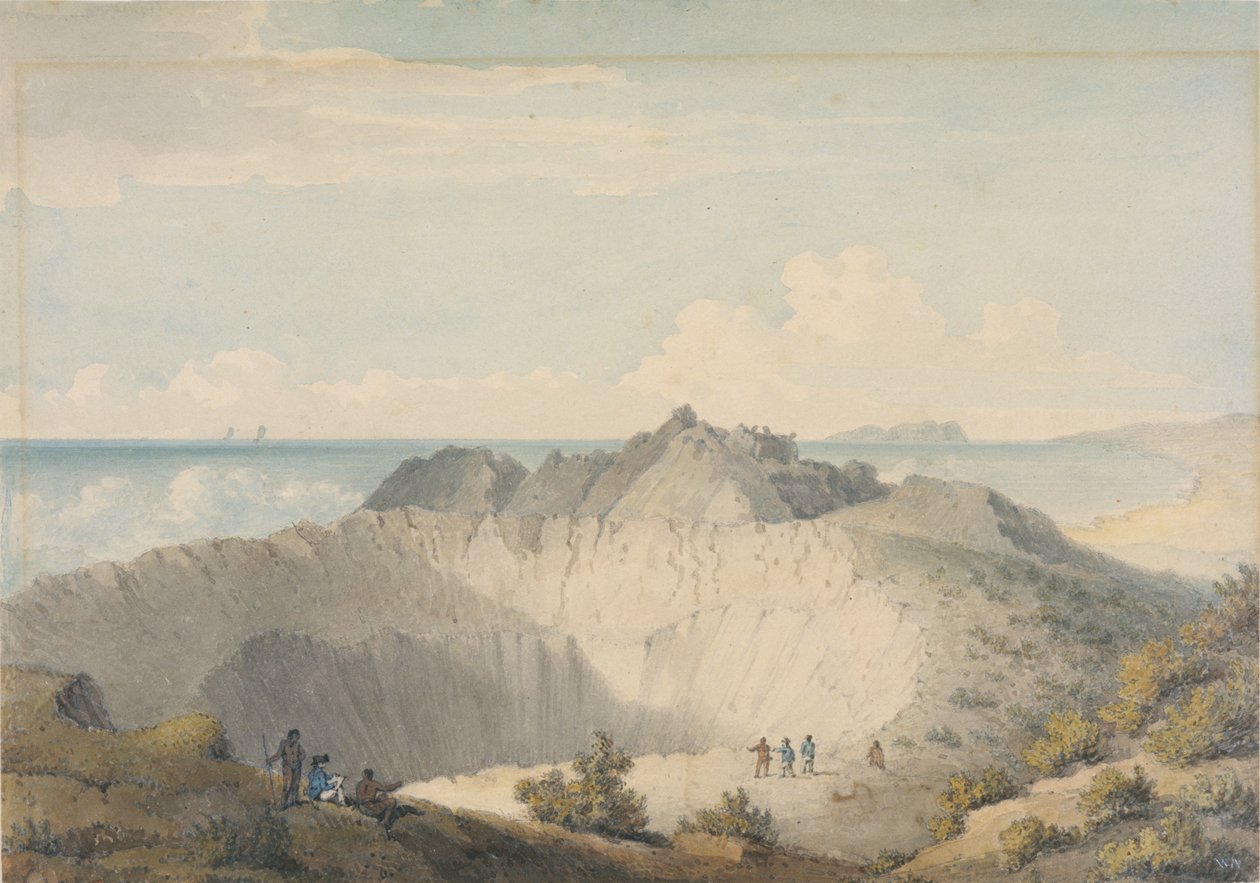 Cratere della vetta del Monte Worroray, Owhyhee da William Alexander