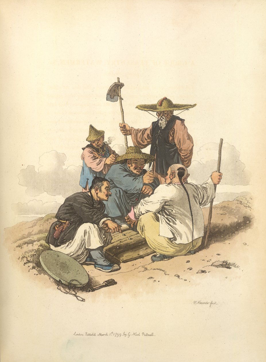 Uomini che giocano a dadi da William Alexander