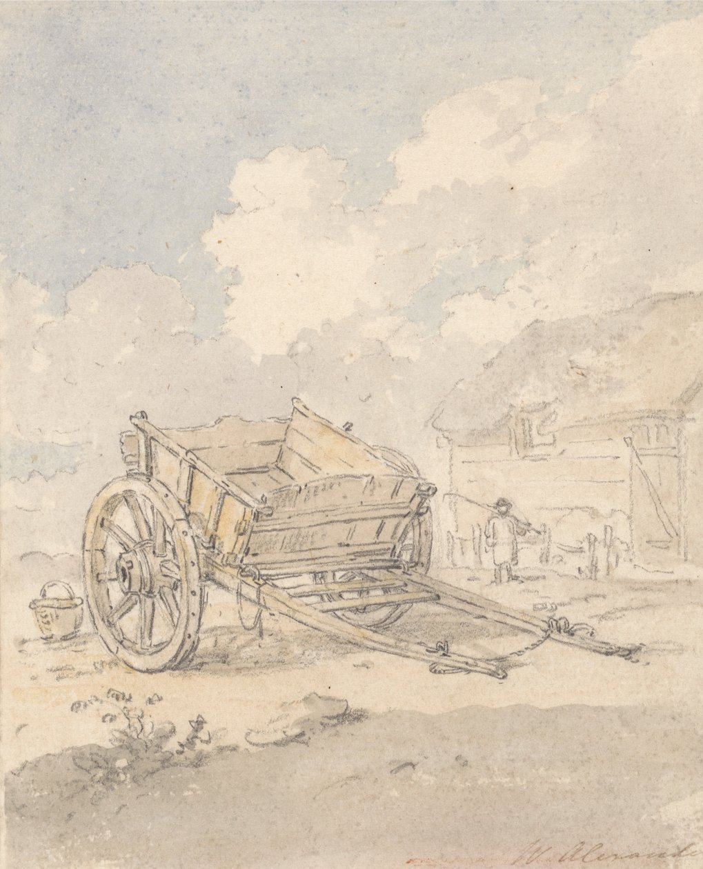 Studio di un Carro Agricolo da William Alexander
