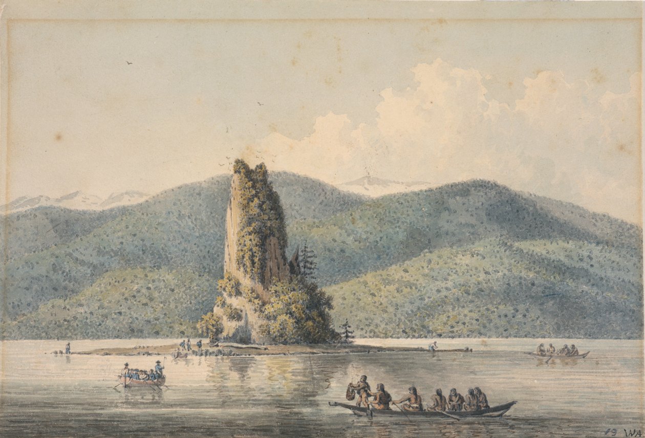 Il nuovo Eddystone, nel canale di Bhems da William Alexander