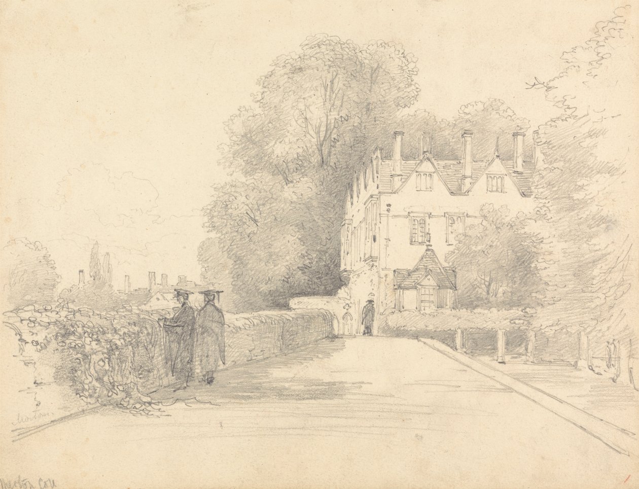 Merton College, Oxford da William Alfred Delamotte