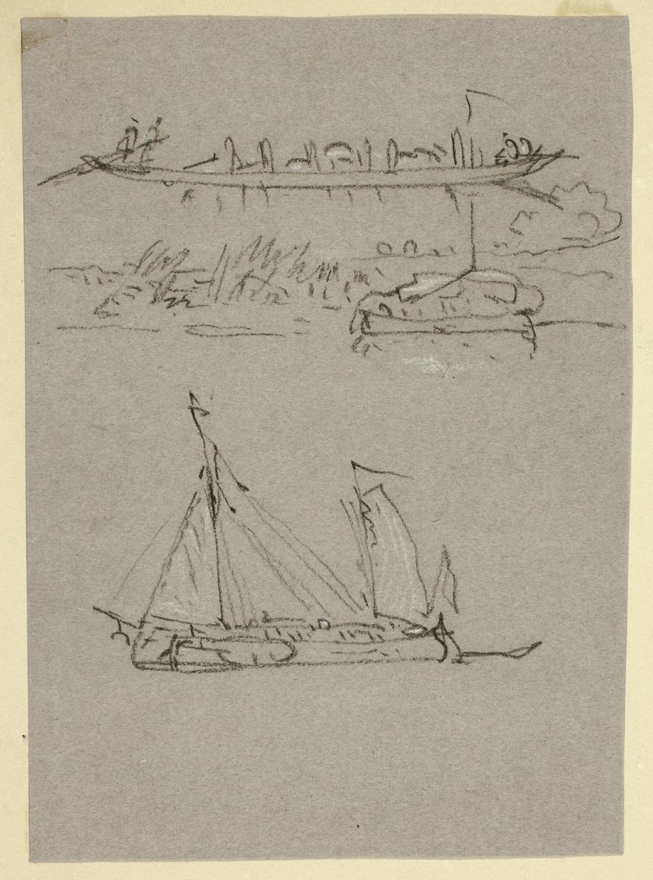 Scene fluviali da William Alfred Delamotte