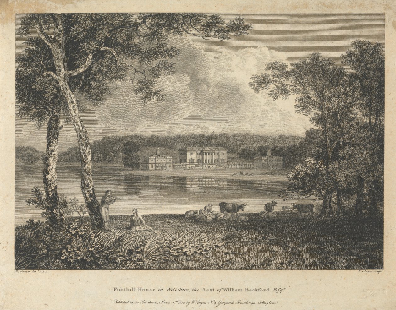 Fonthill House, Wiltshire da William Angus