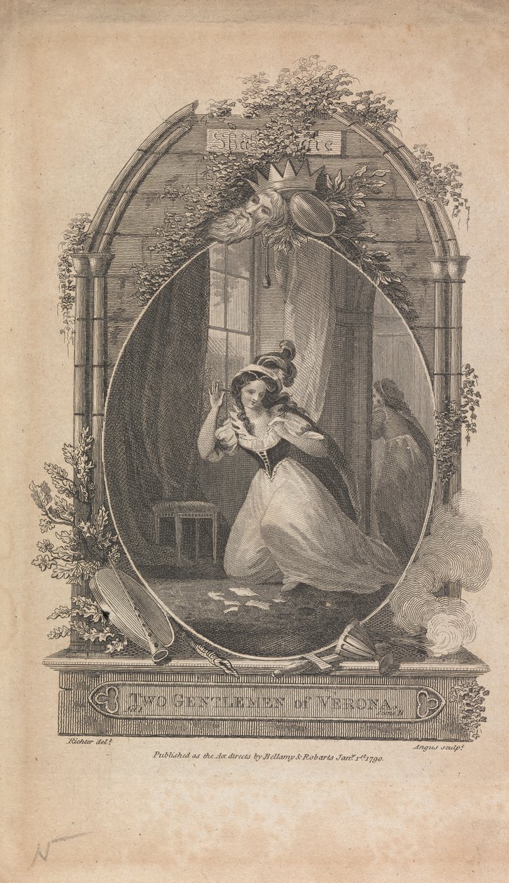 Due gentiluomini di Verona, Atto I, Scena II da William Angus