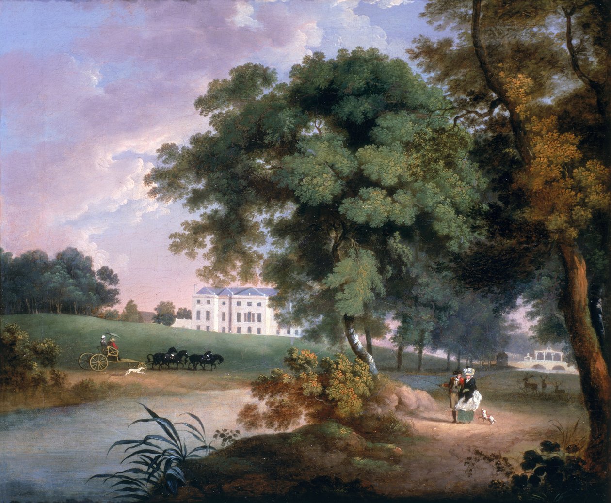 Veduta di una casa in Irlanda da William Ashford
