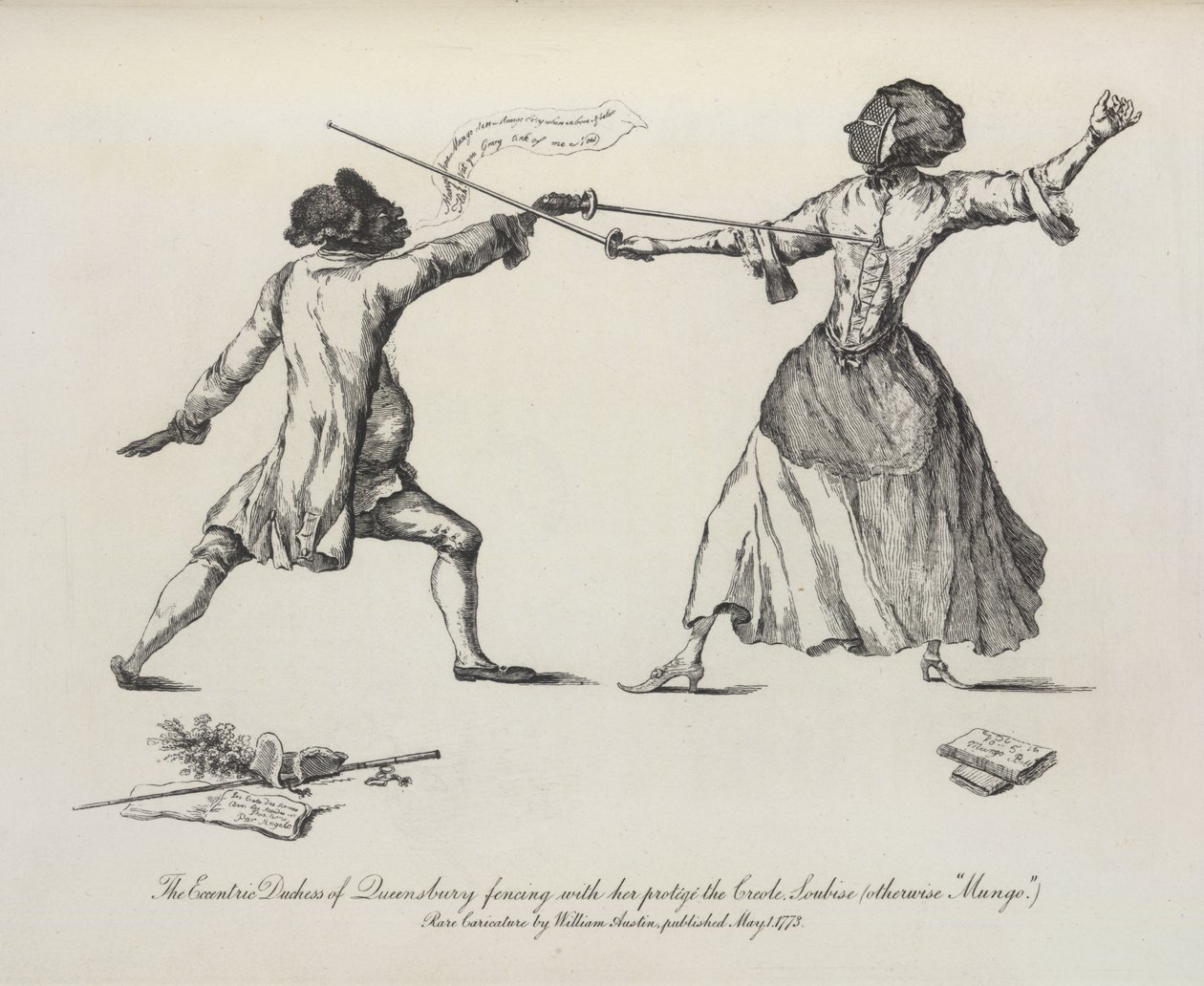 La duchessa di Queensberry e Soubise da William Austin