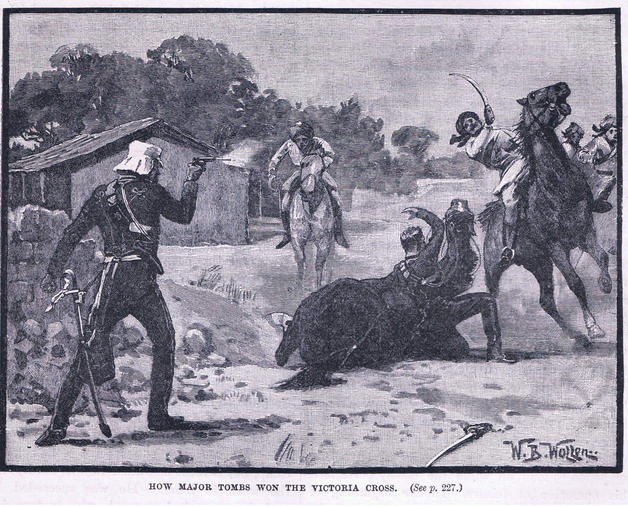 Come il maggiore Tombs vinse la Victoria Cross 1857 d.C. da William Barnes Wollen