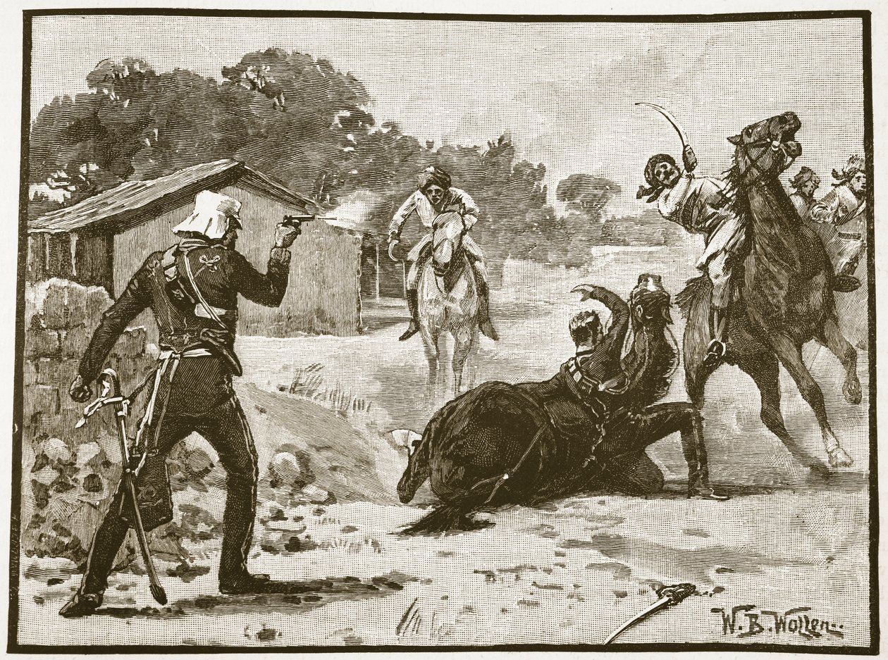 Come il maggiore Tombs ha vinto la Victoria Cross, illustrazione da 