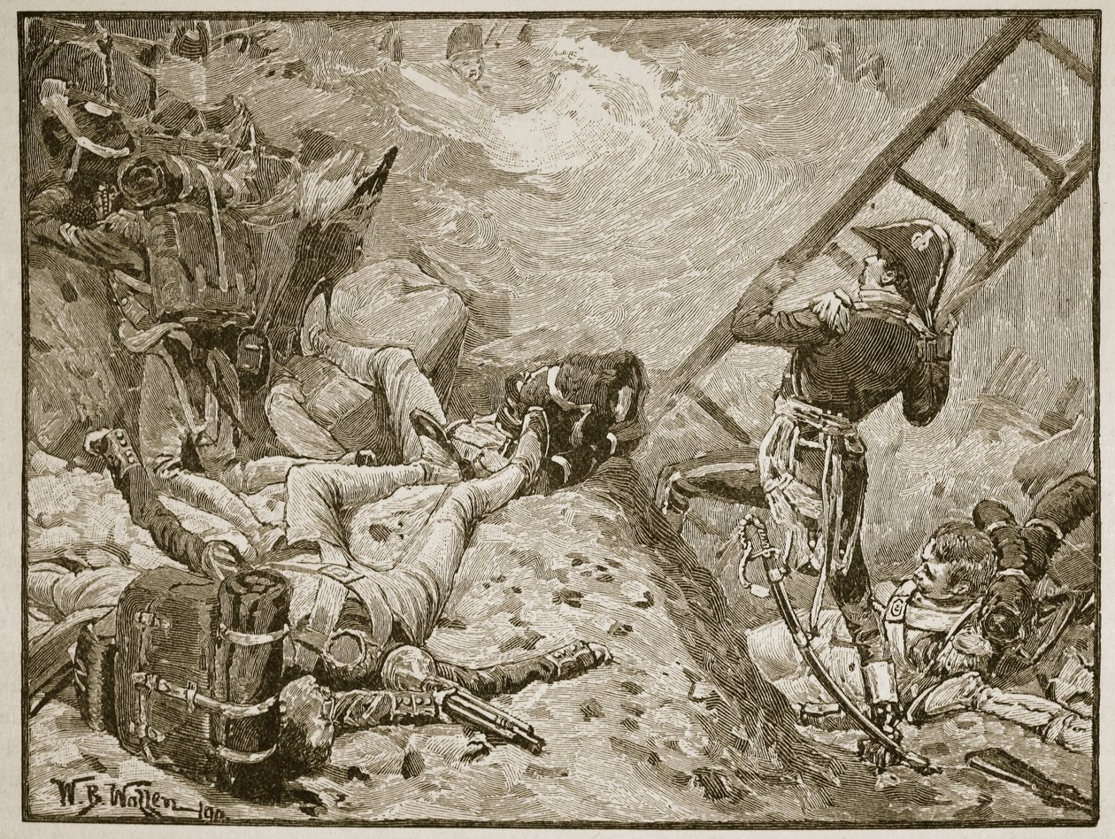 Il maresciallo Lannes a Ratisbona, illustrazione da 
