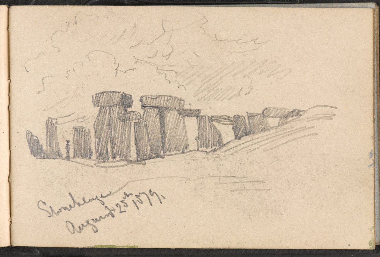 Stonehenge, 25 agosto 1879 da William Barnes Wollen