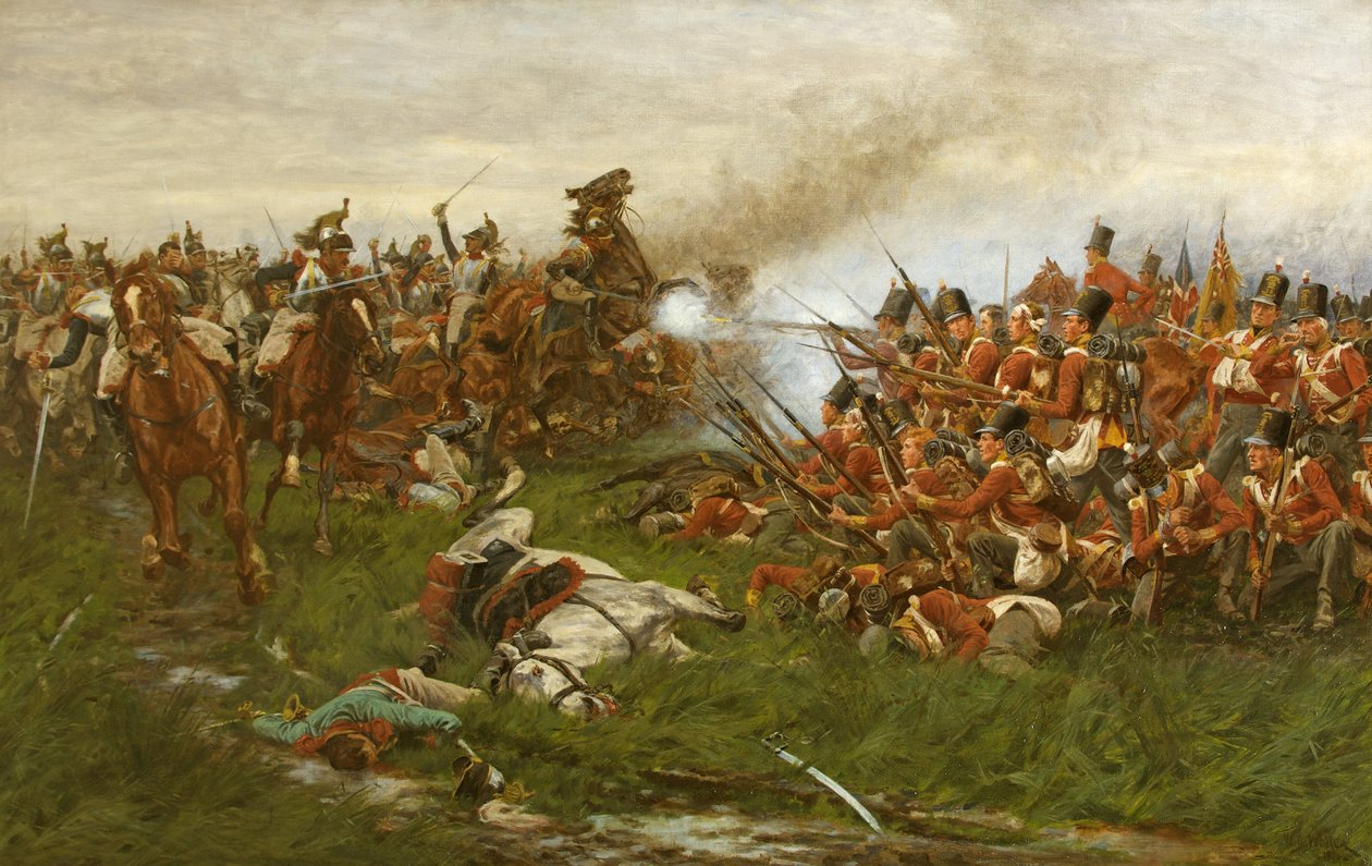 Il 28° (1° Reggimento del Gloucestershire) a Waterloo da William Barnes Wollen