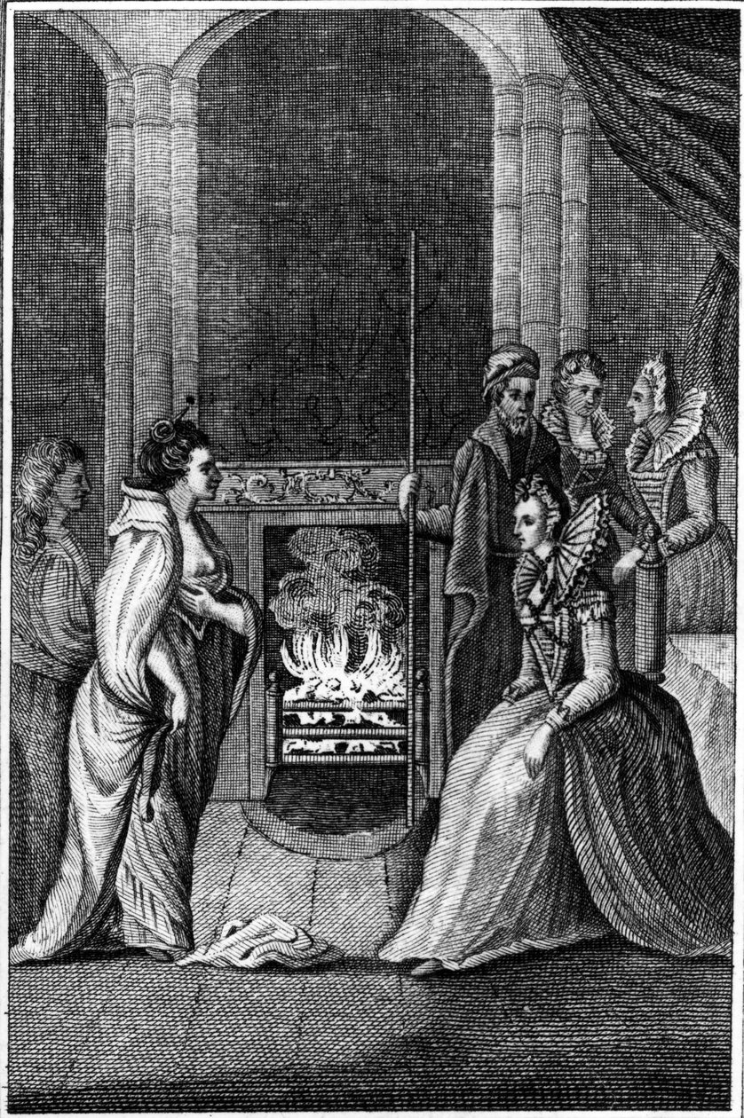 Grana Uile presentata alla regina Elisabetta, illustrazione da 