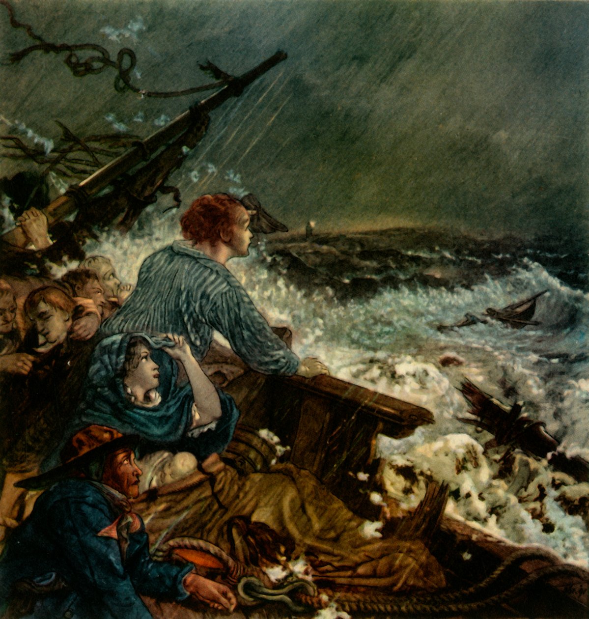 Grace Darling e suo padre salvano l