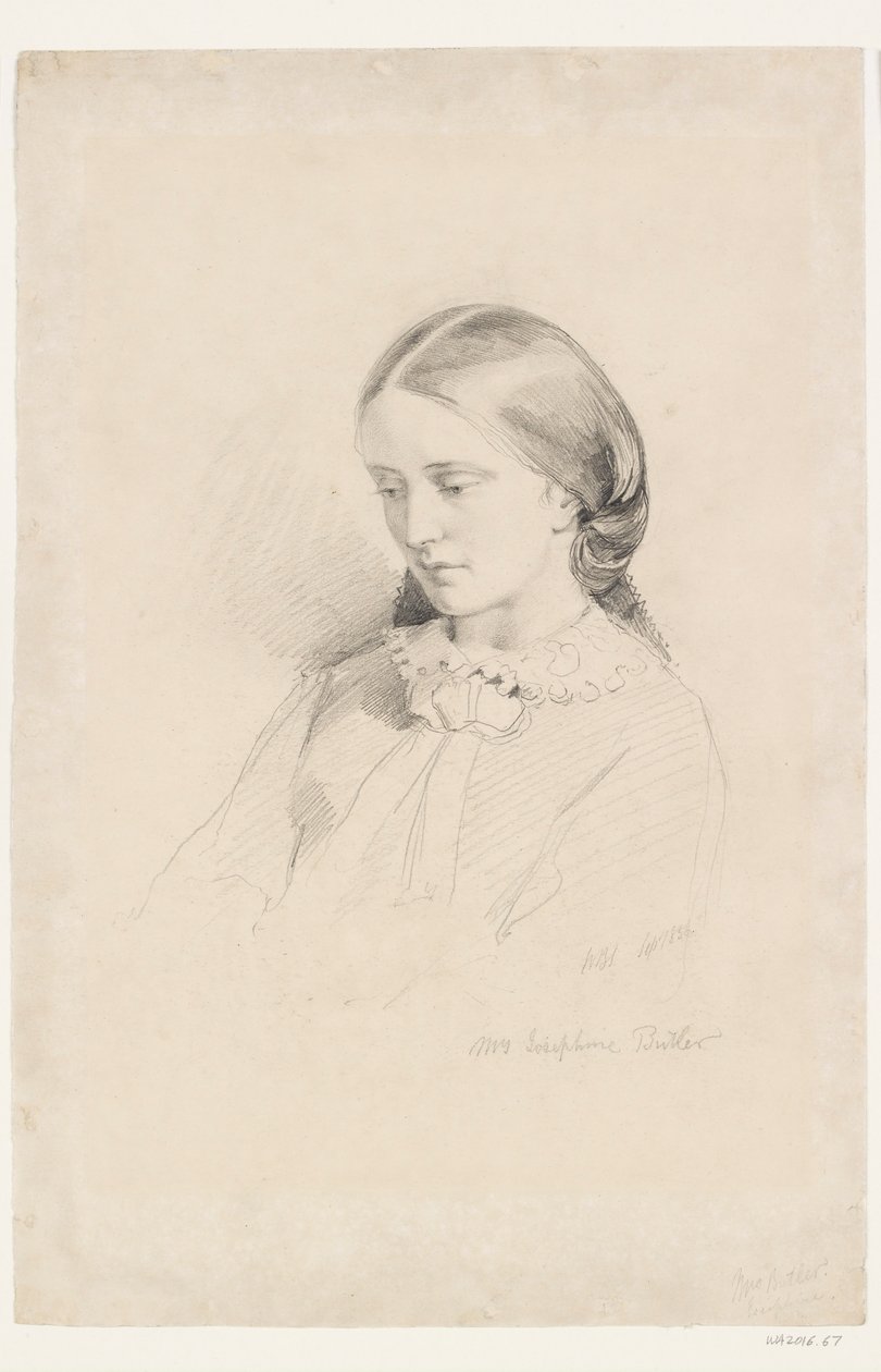 Josephine Butler, prima attivista femminista da William Bell Scott