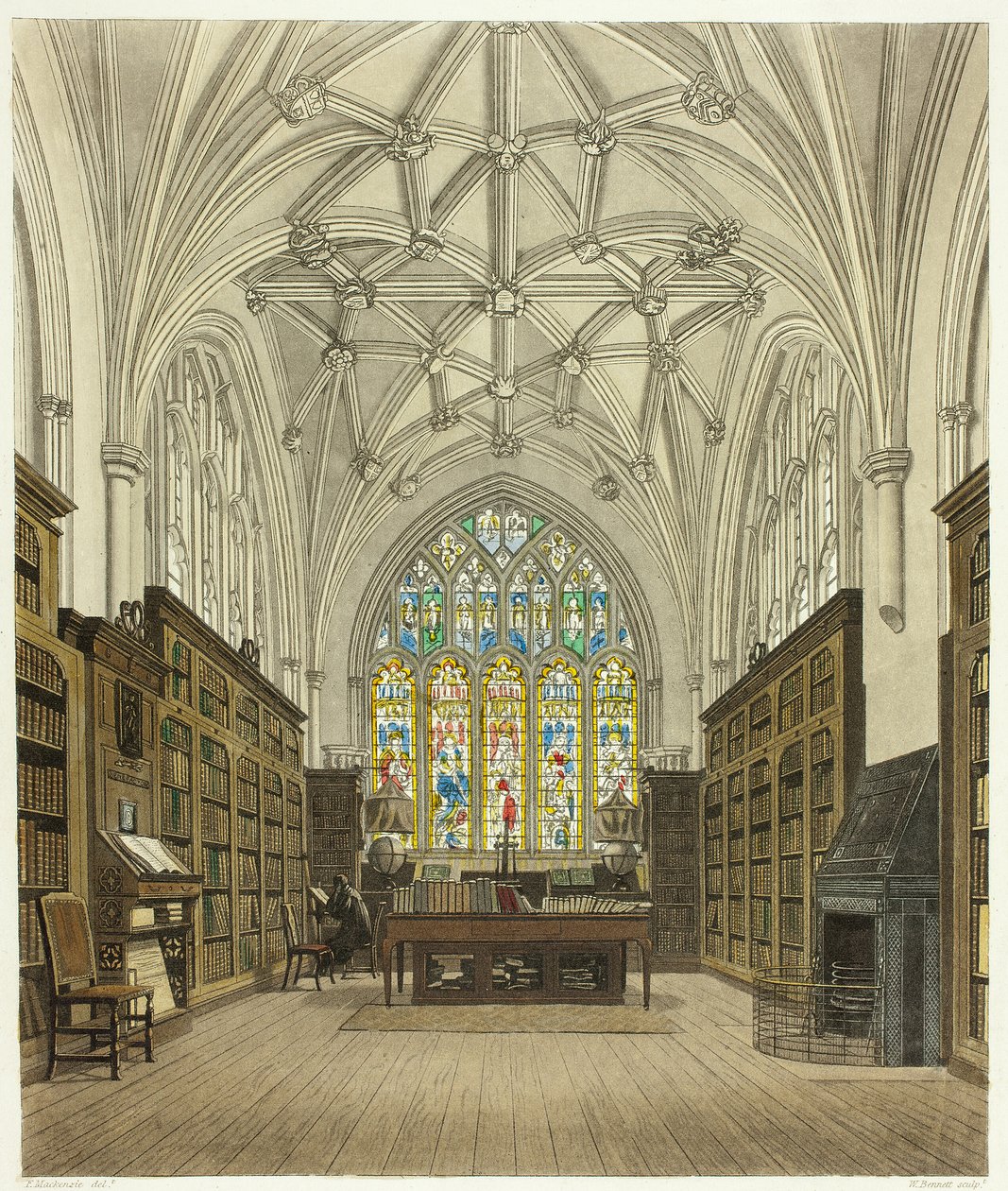 Biblioteca del Winchester College da William Bennett