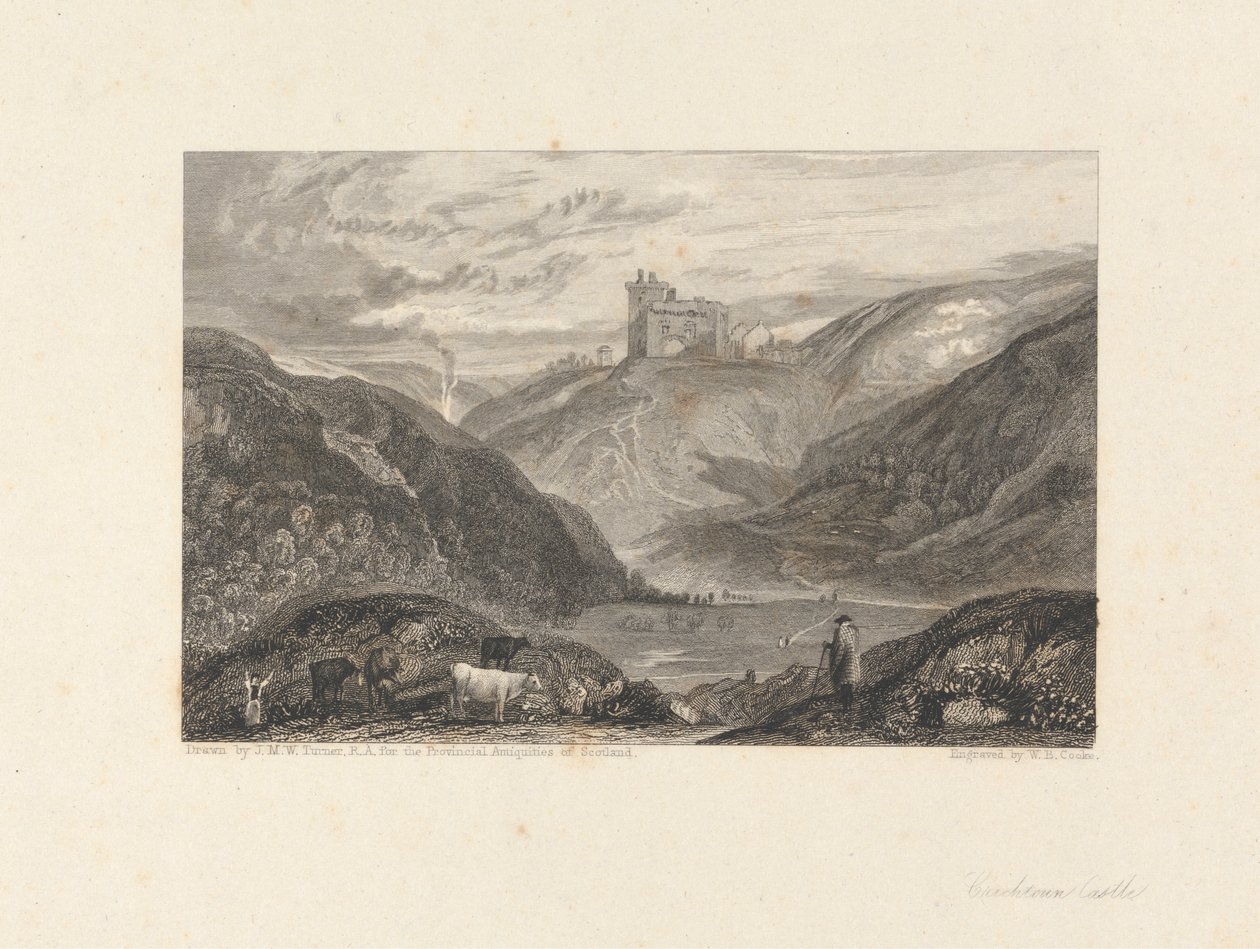 Castello di Crichton da William Bernard Cooke