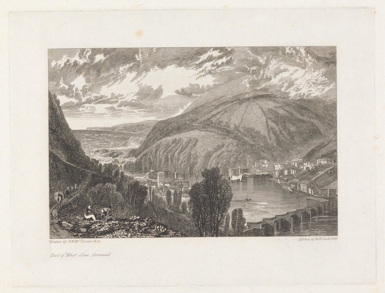 Est e Ovest Looe, Cornovaglia da William Bernard Cooke