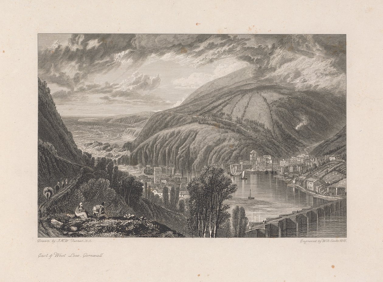 Est e Ovest Looe, Cornovaglia da William Bernard Cooke