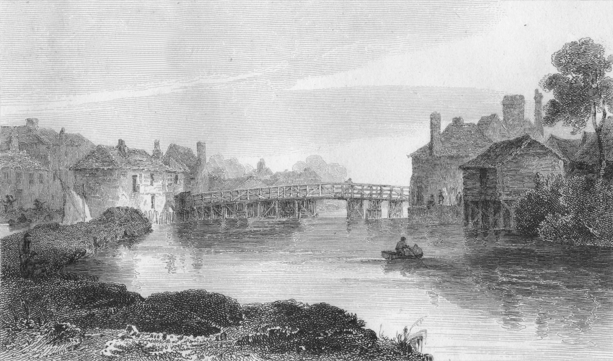 Ponte di Eton, 1809 da William Bernard Cooke