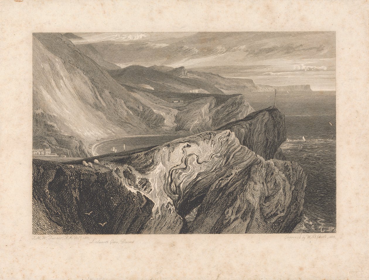 Lulworth Cove, Dorset da William Bernard Cooke