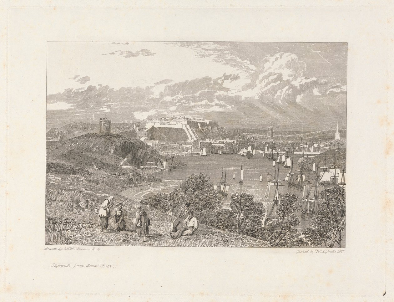 Plymouth, da Mount Batten da William Bernard Cooke