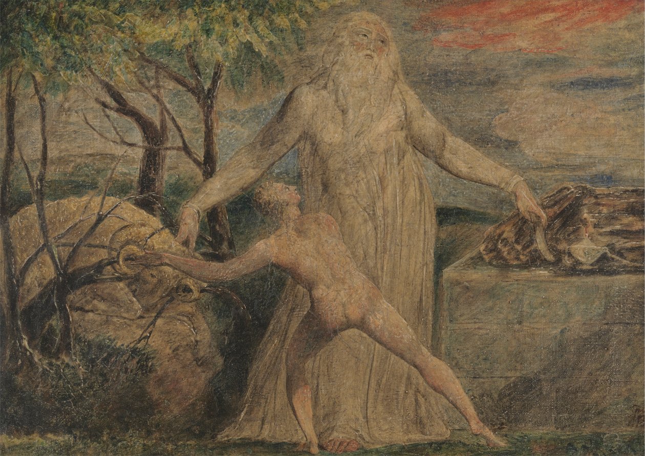 Abramo e Isacco da William Blake
