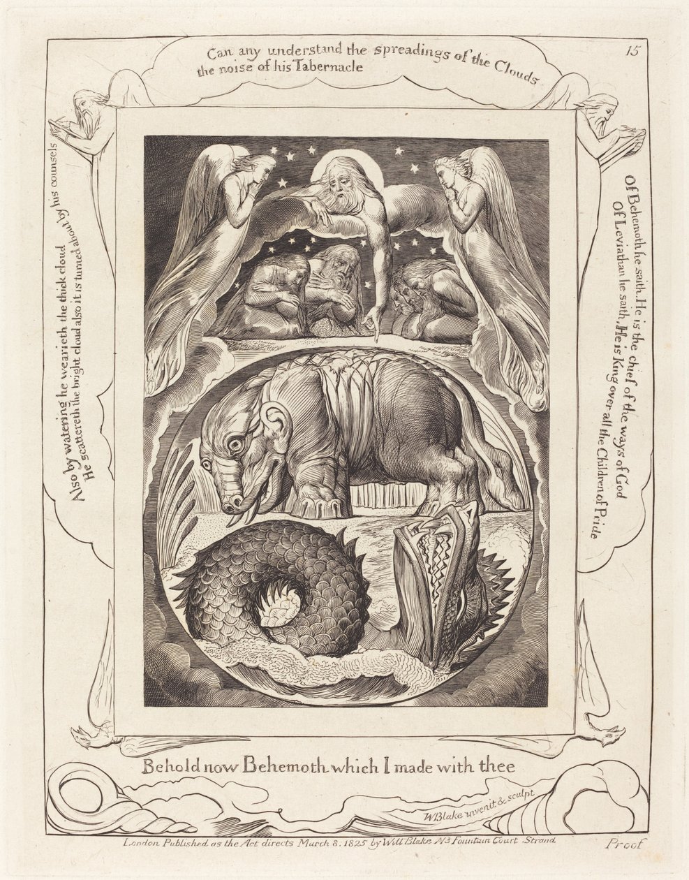 Behemoth e Leviathan da William Blake