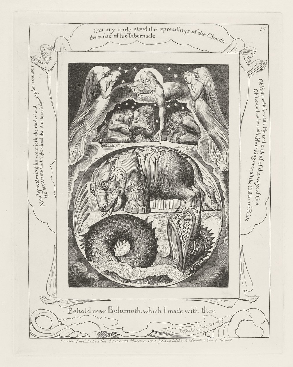 Ecco ora Behemoth che ho fatto con te da William Blake