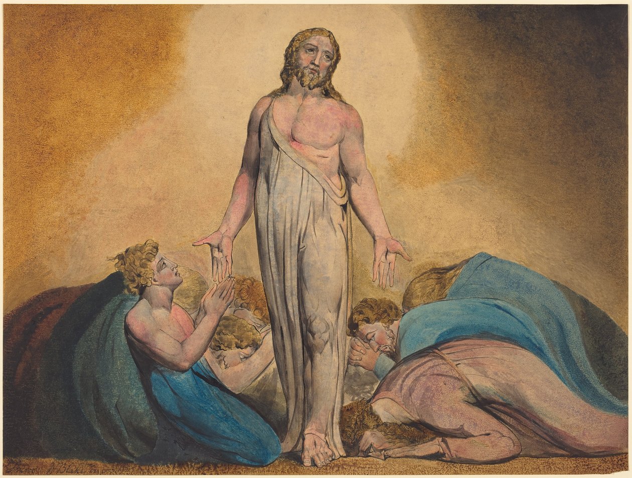 Cristo appare ai suoi discepoli dopo la risurrezione da William Blake