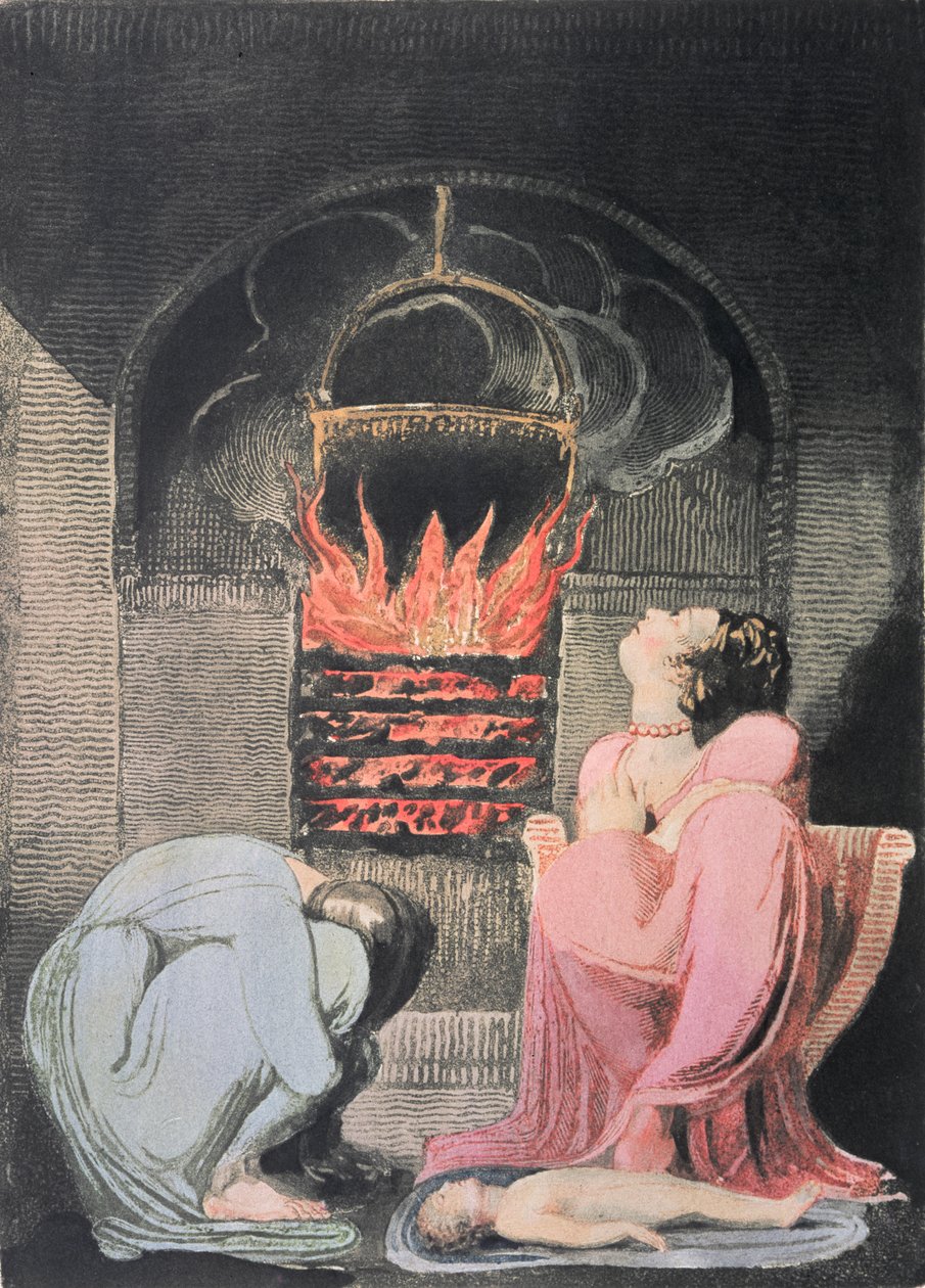 Europa una profezia; Carestia, 1794 da William Blake