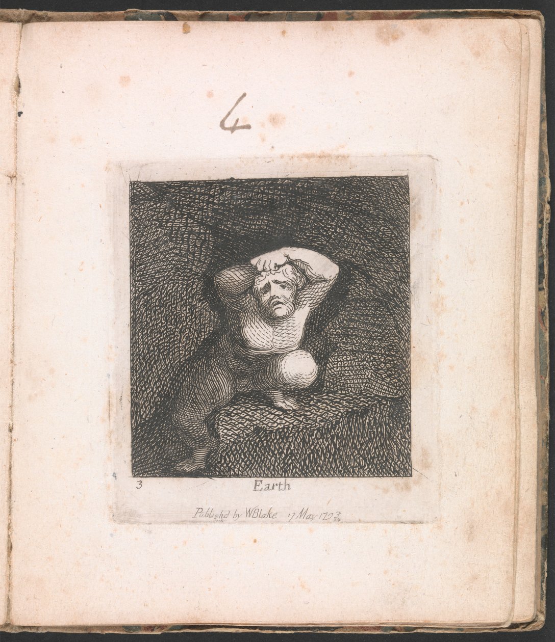 Per Bambini. Le Porte del Paradiso, Tavola 5, "Terra" da William Blake