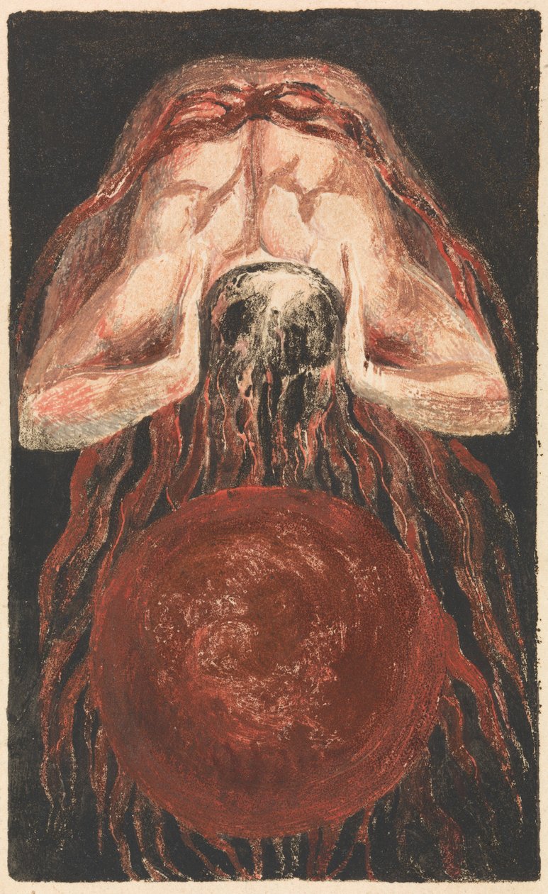 Il primo libro di Urizen, tavola 16 (Bentley 17) da William Blake