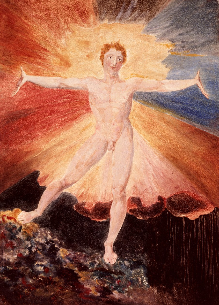 Giorno felice o La danza di Albion, c.1794 da William Blake