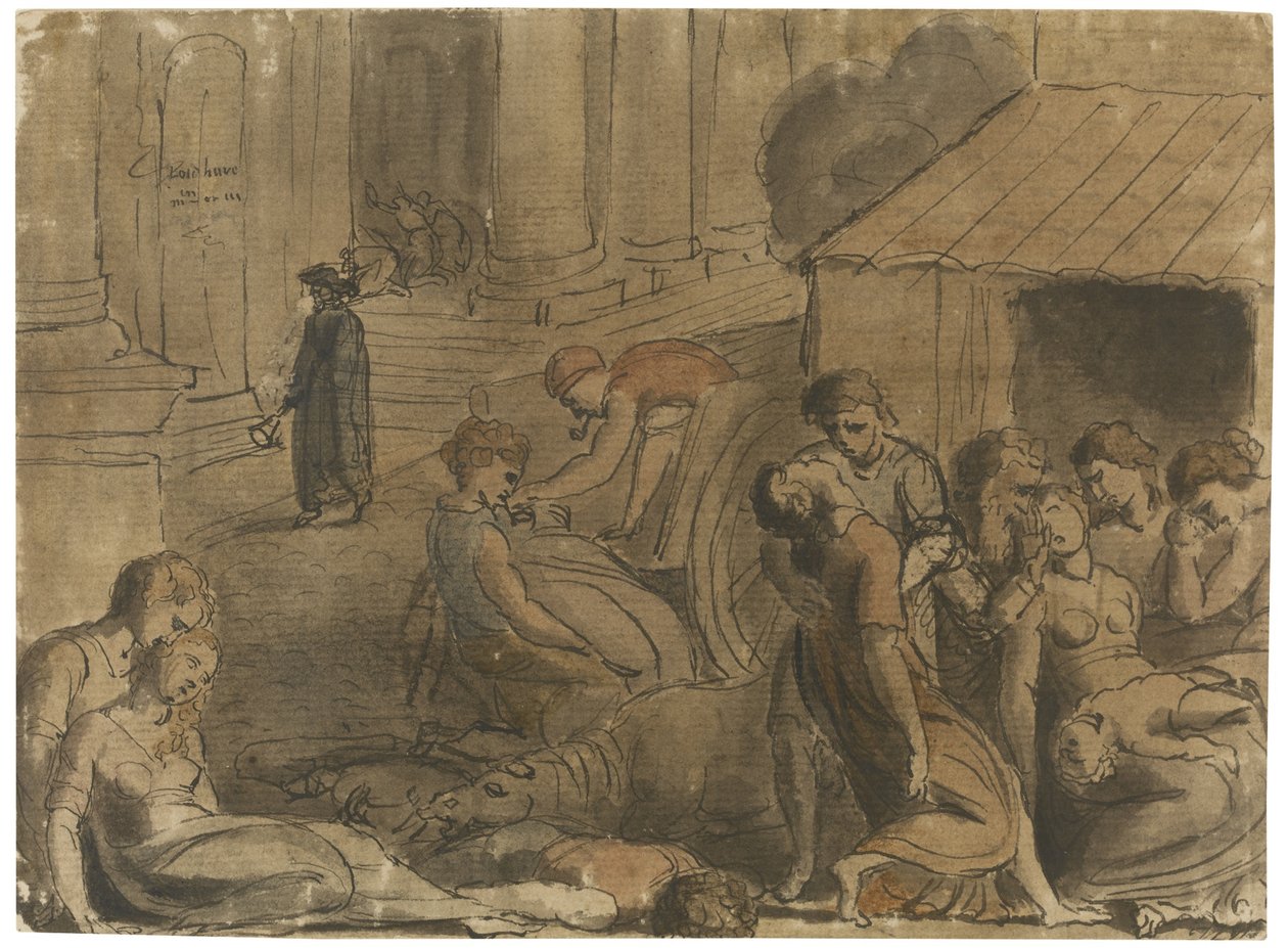 Grande Peste di Londra da William Blake