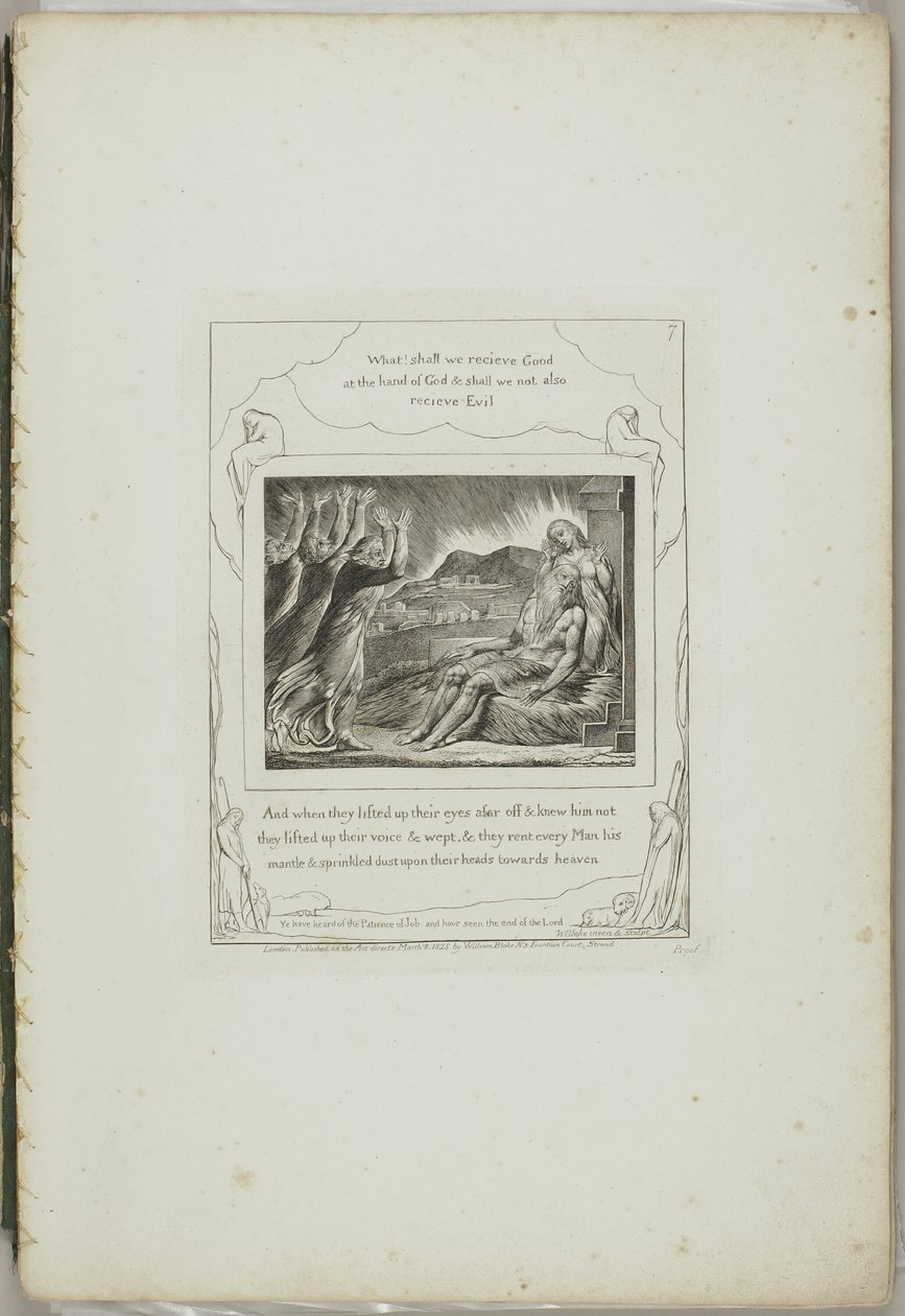 Illustrazioni del Libro di Giobbe da William Blake