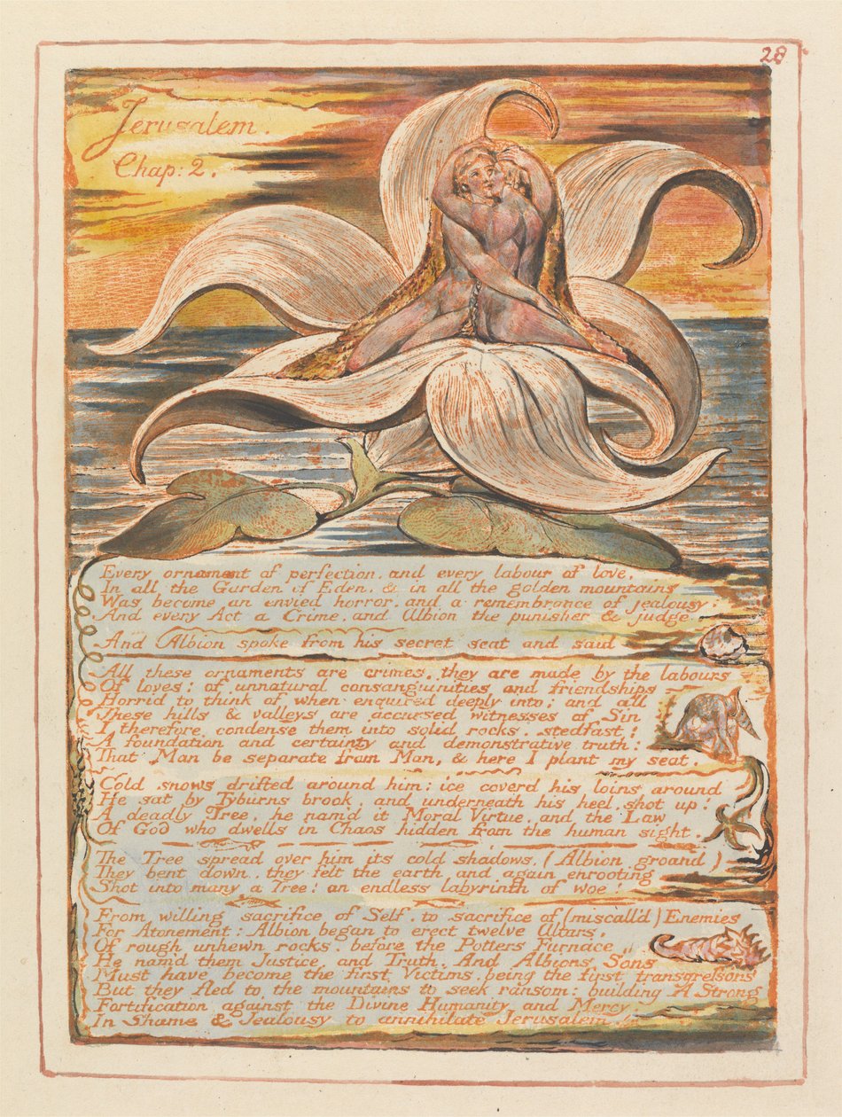 Jerusalem, Kapitel 2. Jeder Schmuck der Vollkommenheit... (Platte 28) da William Blake