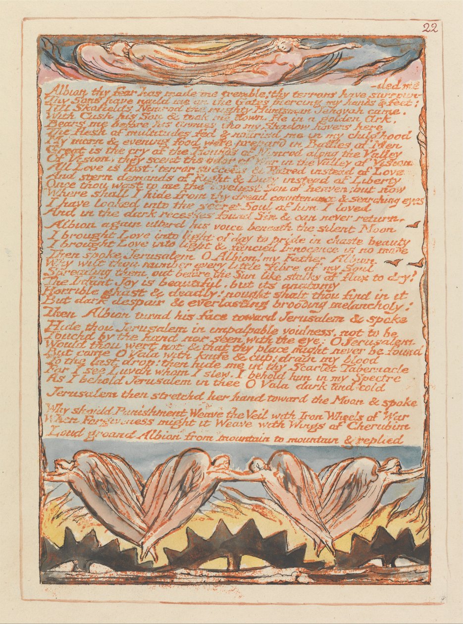 Gerusalemme, Tavola 22 da William Blake