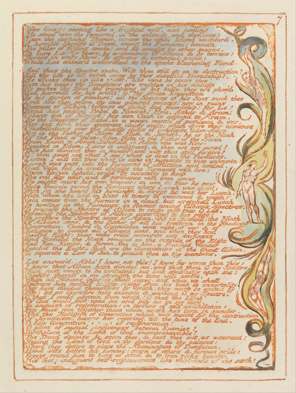 Gerusalemme, Tavola 7 da William Blake