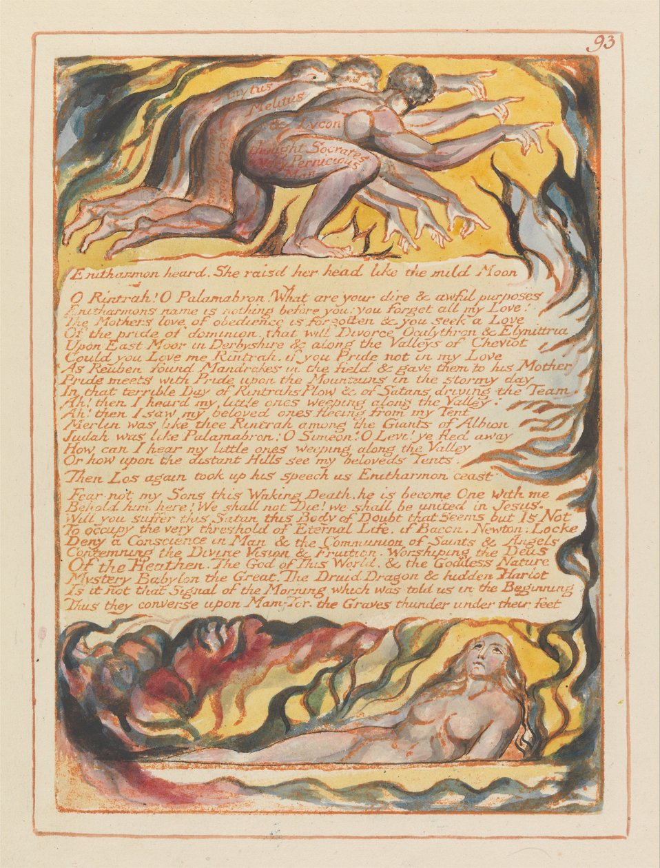 Gerusalemme, Tavola 93 da William Blake